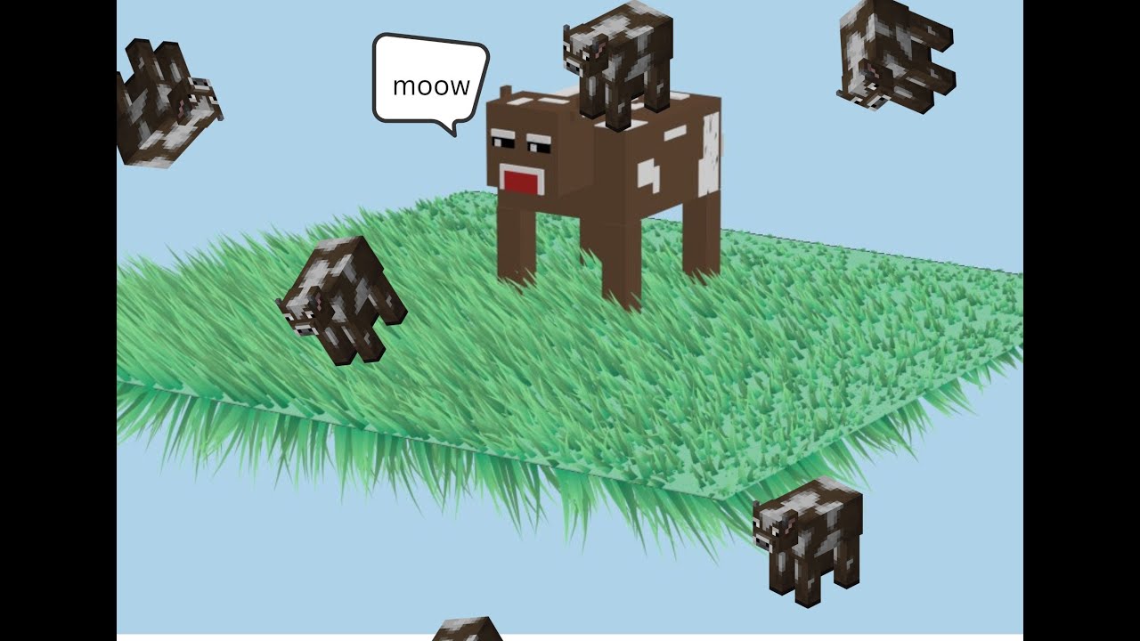 cara membuat sapi dari minecraft menggunakan 3DS max 2022