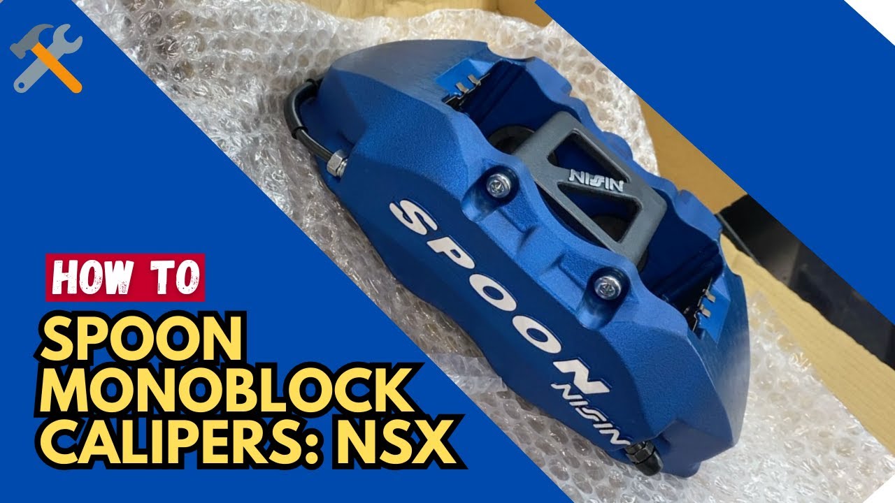 How to Install Spoon Monoblock Brake Calipers on a NSX (Reupload) (FULL DIY)