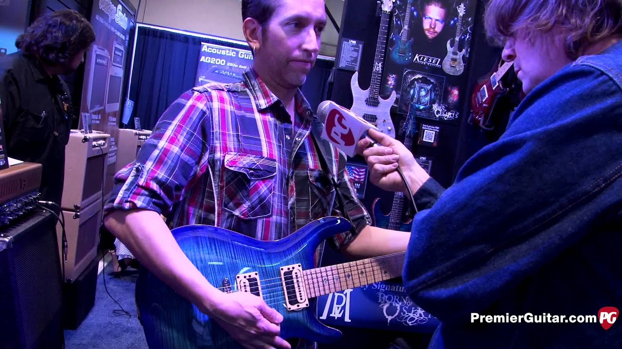 NAMM '15 - Kiesel Guitars Neil Zaza Signature California Carved Top & Vader V8 Demos
