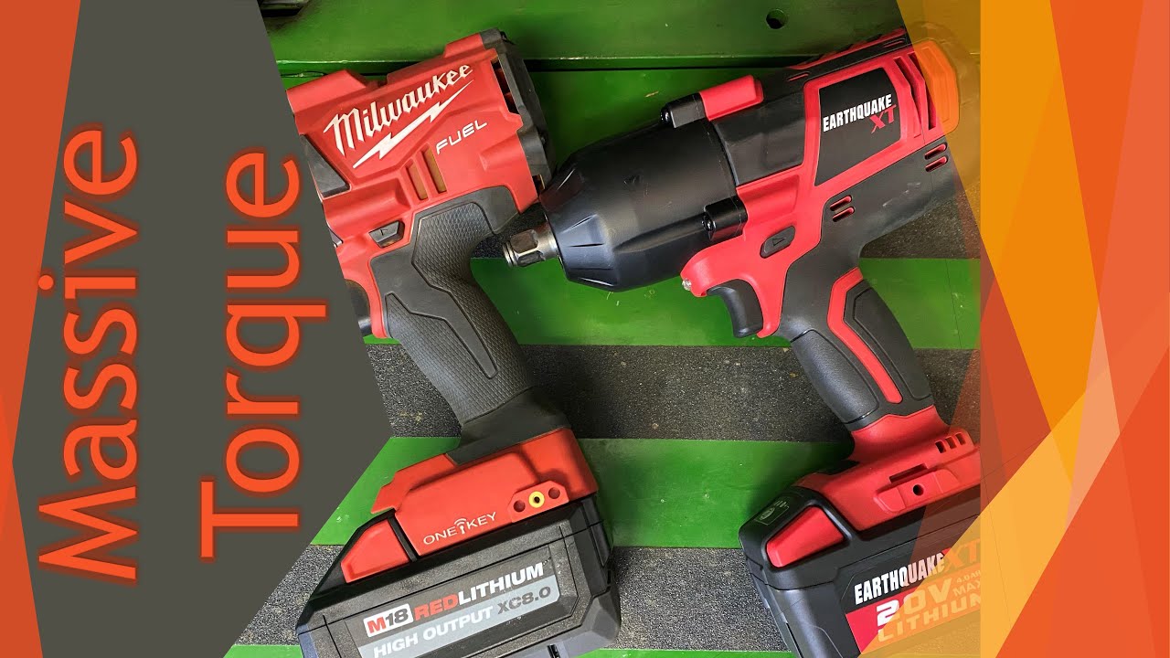 Extreme Torque Harbor Freight Earthquake XT versus Milwaukee High Torque