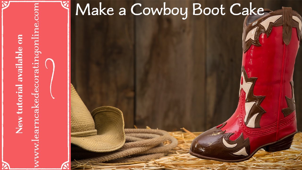 How to Make a Cowboy Boot Cake