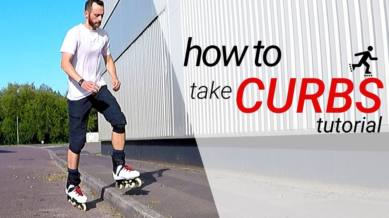 How to take curbs on inline skates / rollerblades - 5 techniques for beginners tutorial