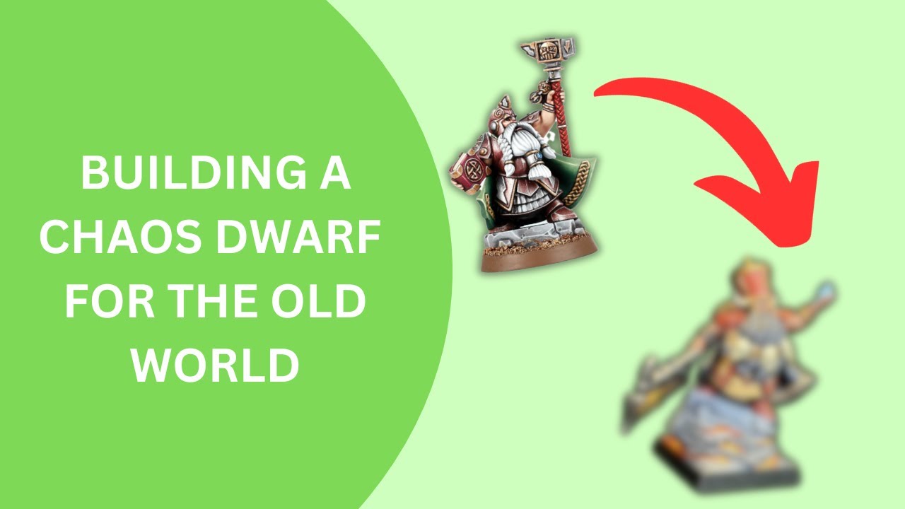 Kitbashing a Chaos Dwarf Daemonsmith for the Old World - Legions of Azgorh