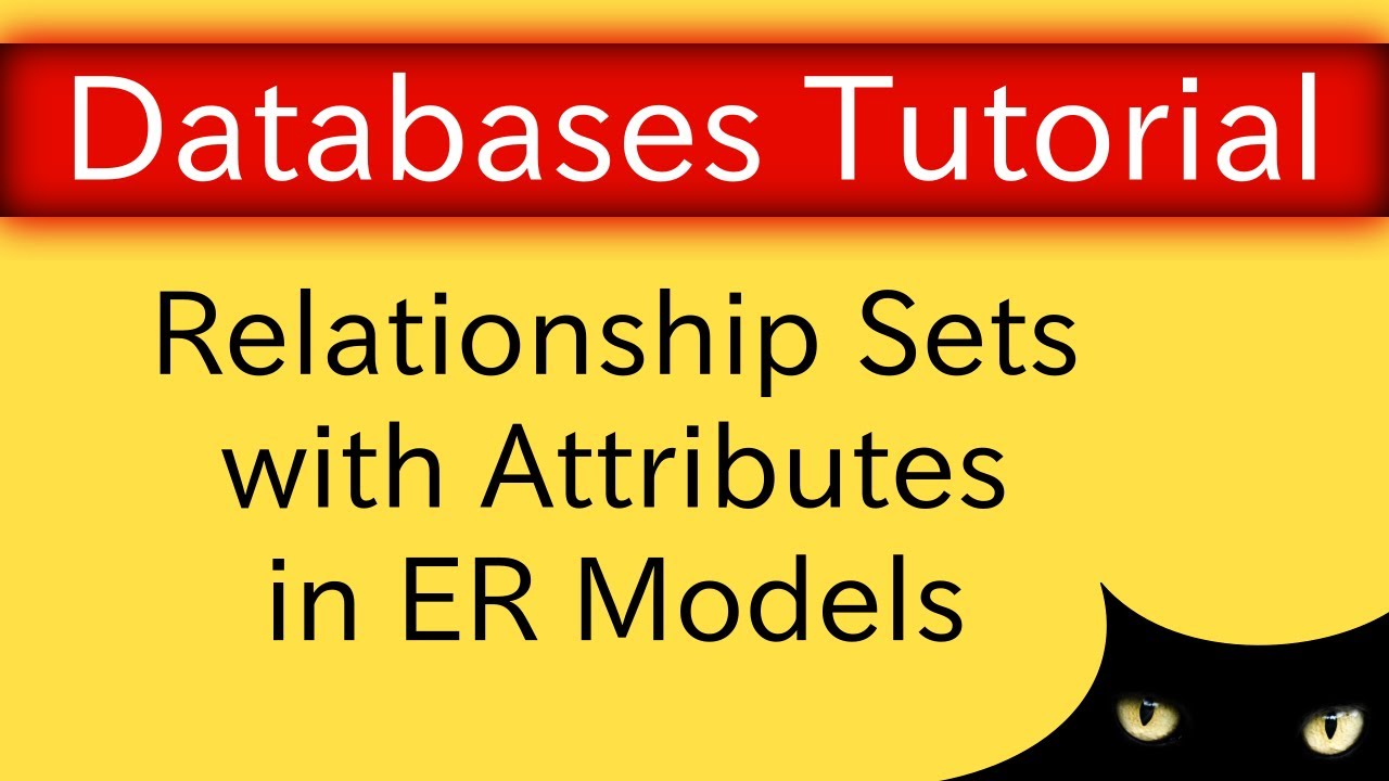 Entity-Relationship Model - Relationship Sets with Attributes | Database Tutorial 3d