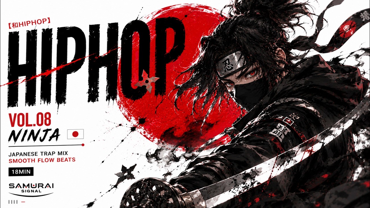 【和HIPHOP】Vol.08 NINJA 🇯🇵 Japanese Trap Mix | Smooth Flow Beats (18min)
