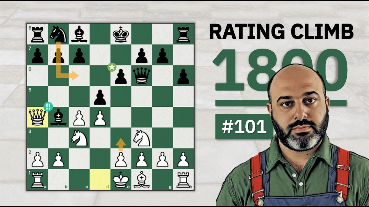 Rating climb naar 1800 | ep 101 | Elo 1682 | Smith Morra