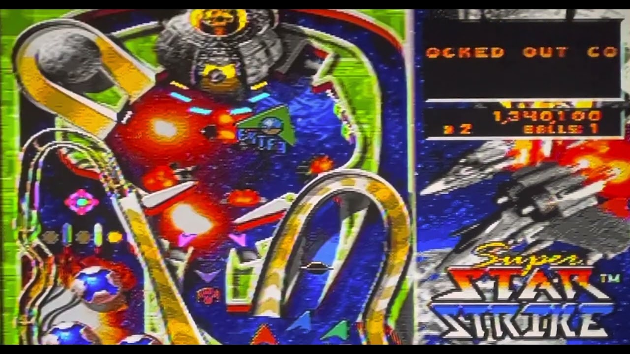 Super Star Strike Pinball (2004 Jakks Classic Arcade Pinball Plug and Play)