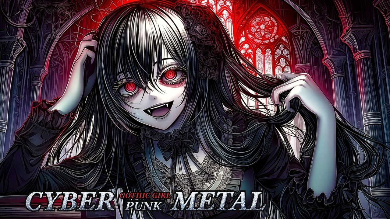 Dark Gothic Girl – Cyberpunk Metal | Study & Focus Music Vol.1