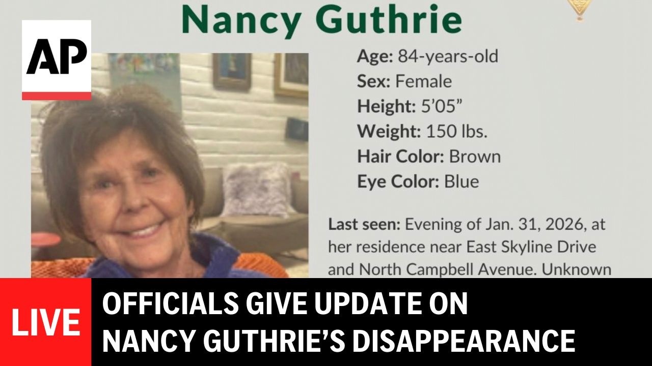 LIVE: Update on disappearance of Savannah Guthrie’s mother, Nancy