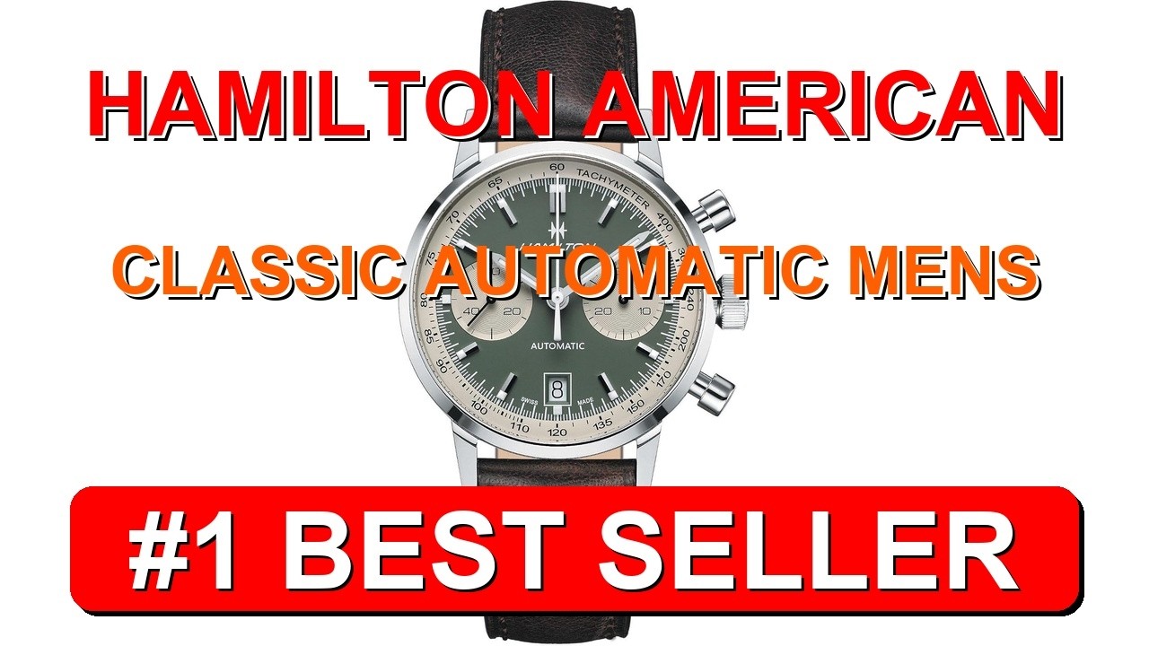 Hamilton American Classic Automatic Men's Watch 40mm Stainless Steel Case Swiss Made - B097CLCCC2