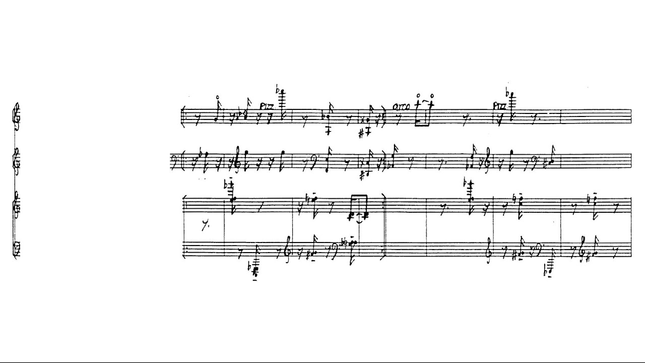 Morton Feldman - Trio (1980) for violin, cello and piano
