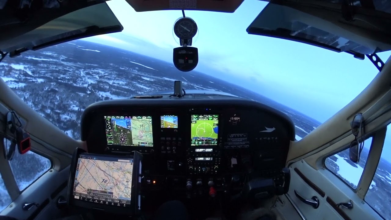 Cessna 177RG Cardinal - In flight Garmin GFC500 demo - GTN750XI