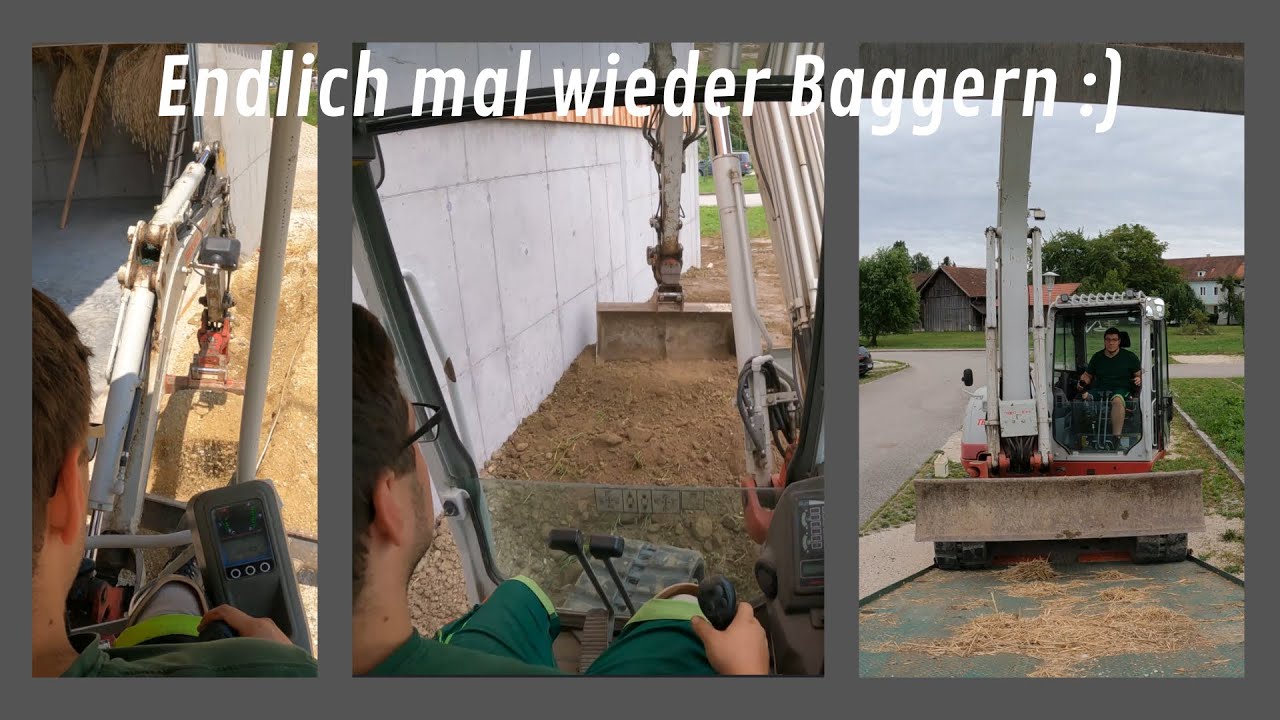 Heute mal wieder Baggern mit TB215R und TB290