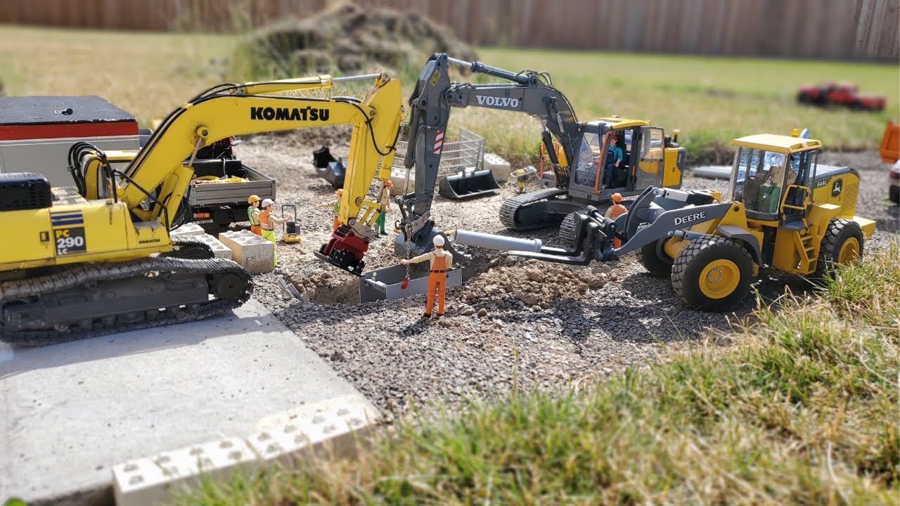 Amazing Water Pipe Installation! RC Scale Models 