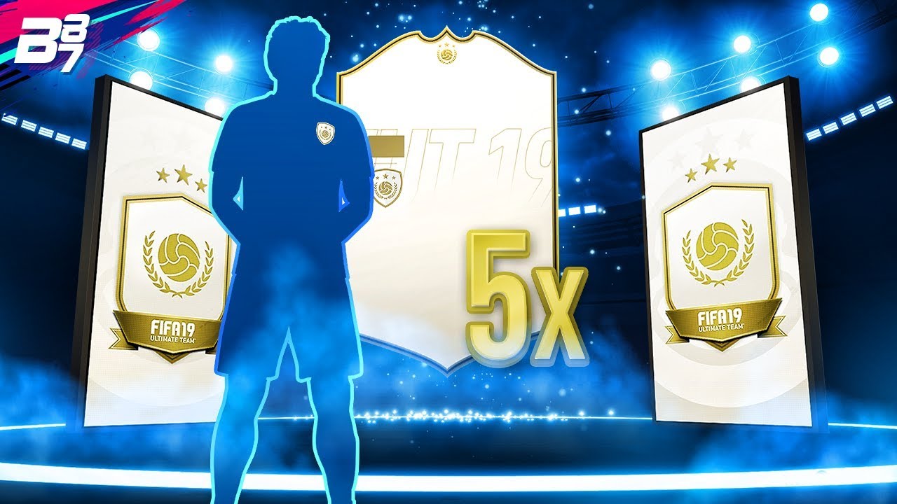INSANE BASE ICONS PACKED! 5x BASE ICON SBC PACKS! | FIFA 19 ULTIMATE TEAM