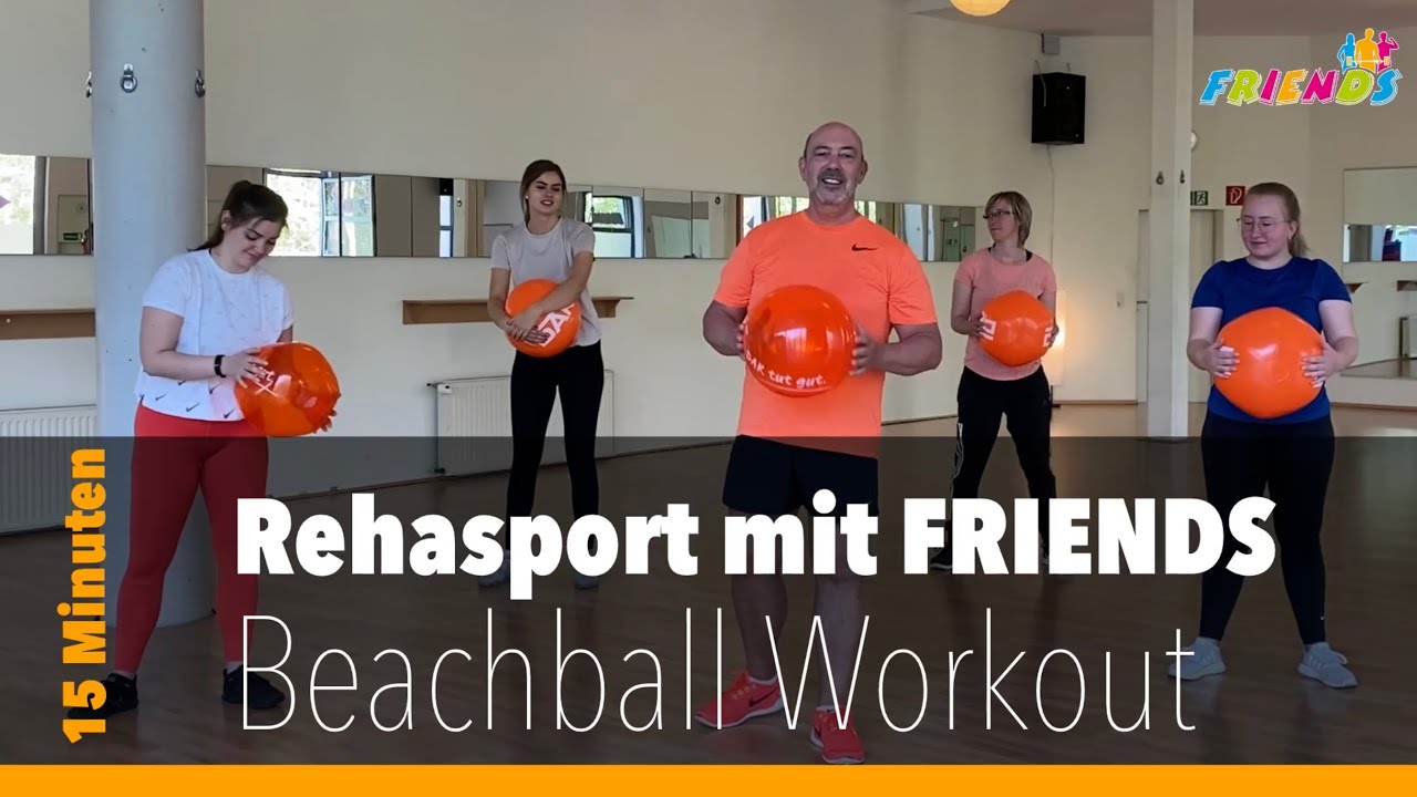 15 Minuten Ganzkörper Workout für Zuhause mit Ball | Rehasport mit FRIENDS Neheim