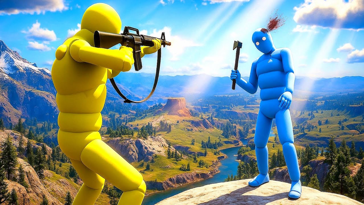 NPC Wars with Active Ragdoll Dudes #22 Euphoria Physics