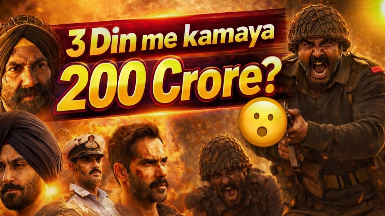 Border 2 Box Office Collection Day 3, Border 2 Box Office Collection, Sunny Deol, Border 2