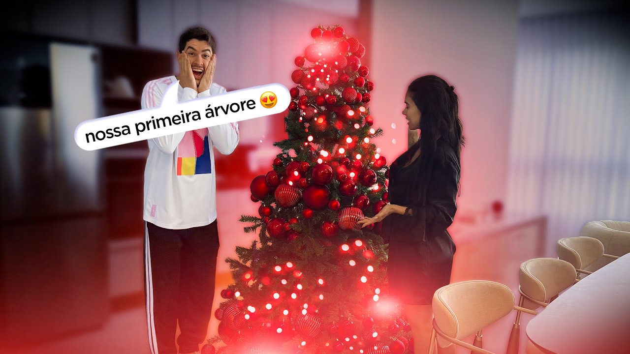 PRIMEIRA ÁRVORE DE NATAL DA NOSSA CASA!