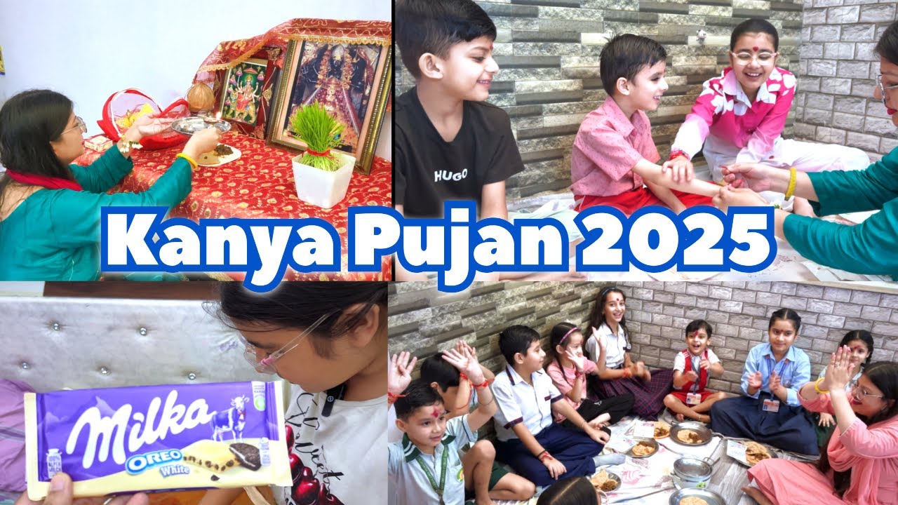 Kanjak pujan Vlog | Kanya pujan Vlog 2025 