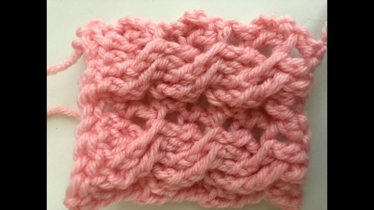 Technique des torsades en crochet