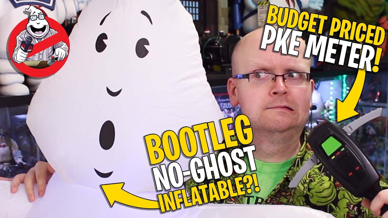 Budget-priced Ghostbusters PKE Meter + Bootleg No-Ghost Inflatable!