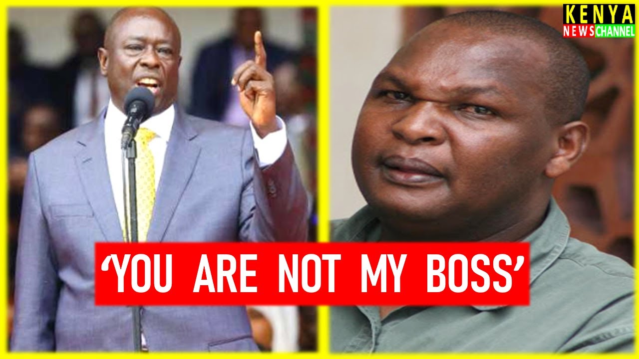 ANGRY Gachagua finally tells off Ruto's Powerful PA Farouk Kibet