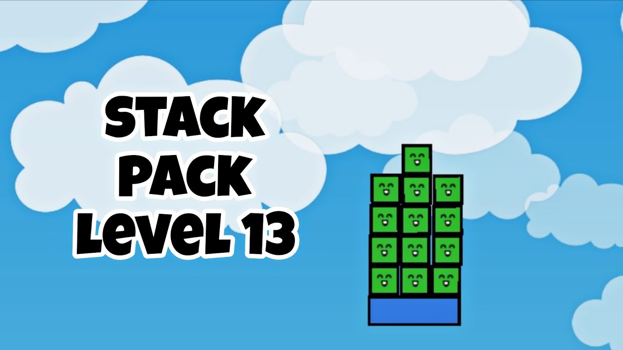 Как пройти 13 уровень Stack Pack в Pop and Drop Roblox | stack pack