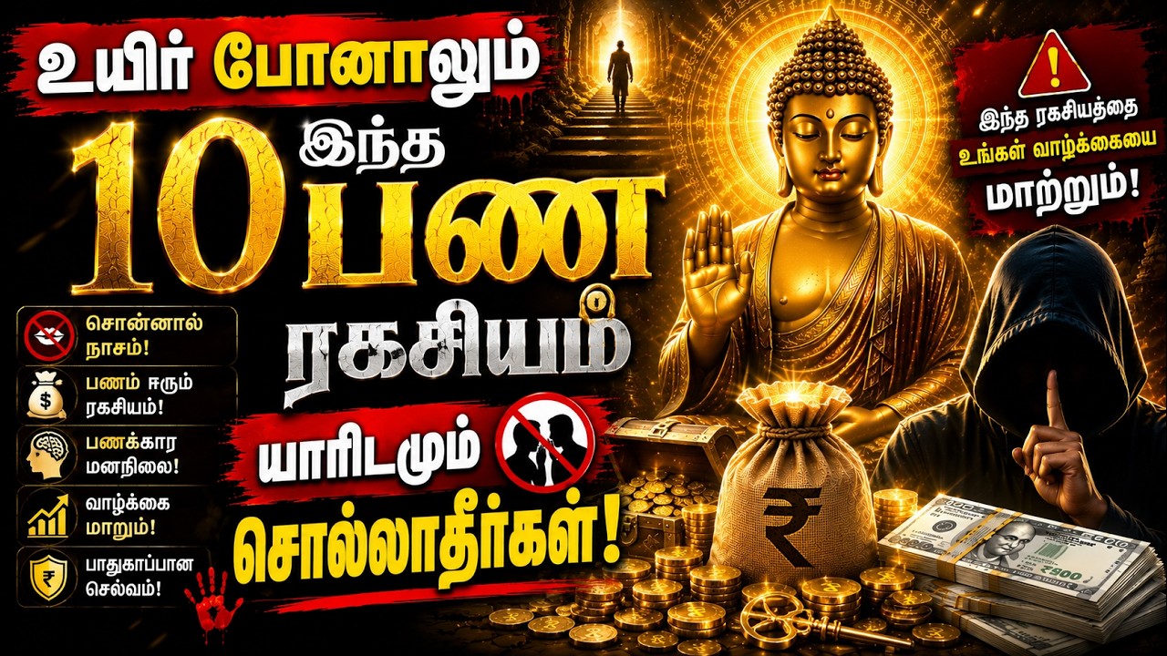 🤫 யாருக்கும் சொல்லாதீர்கள்! பணக்காரர் ஆக 10 Secret Rules  | 99% People Don’t Know  Success Secrets 💰