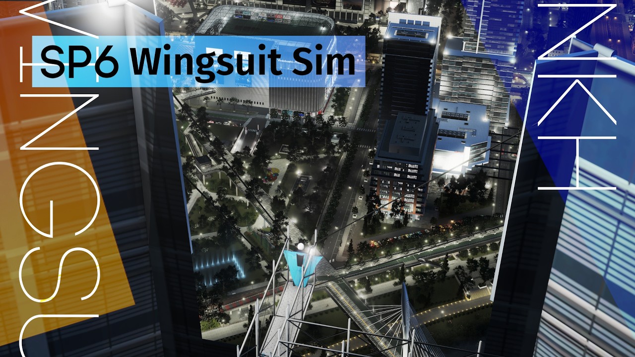 Simulating Wingsuit BASE Jumps - Cities: Skylines - Neo Kwanghai SP 6
