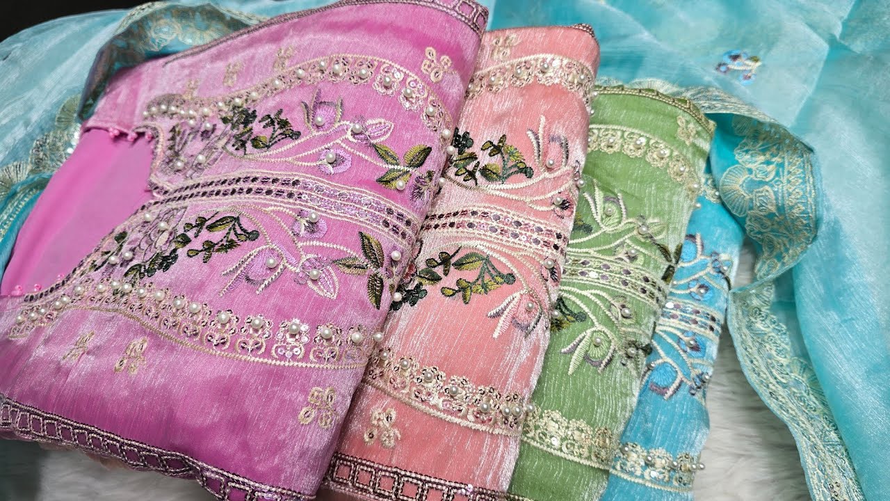 Eid exclusive luxury Pakistani inspired party dress । ঈদ স্পেশাল লাক্সারি পার্টি ড্রেস পাইকারী দামে 