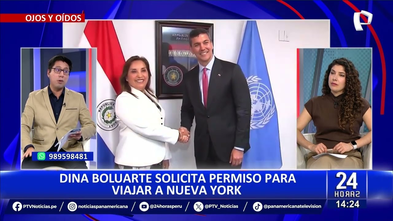 Dina Boluarte pide permiso para viajar a EEUU y participar en la Asamblea General de la ONU