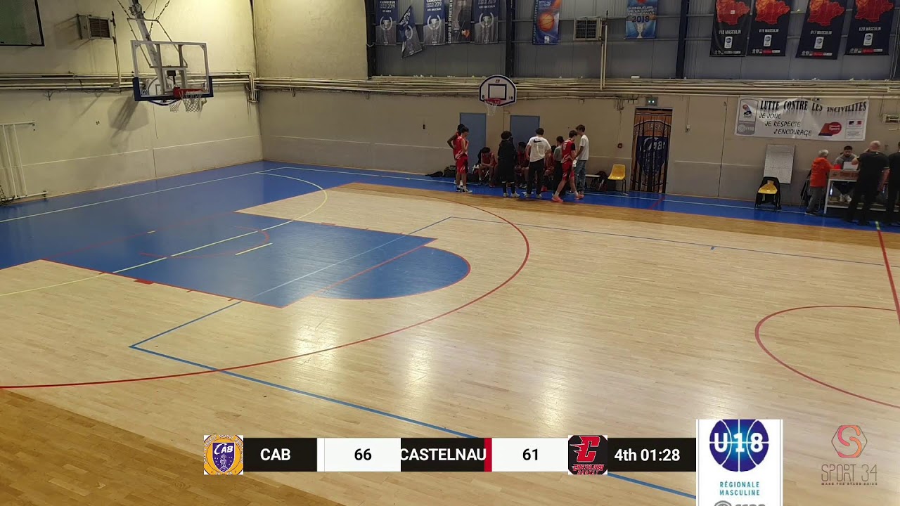 #basket U18M CAB MONTPELLIER VS CASTELNAU
