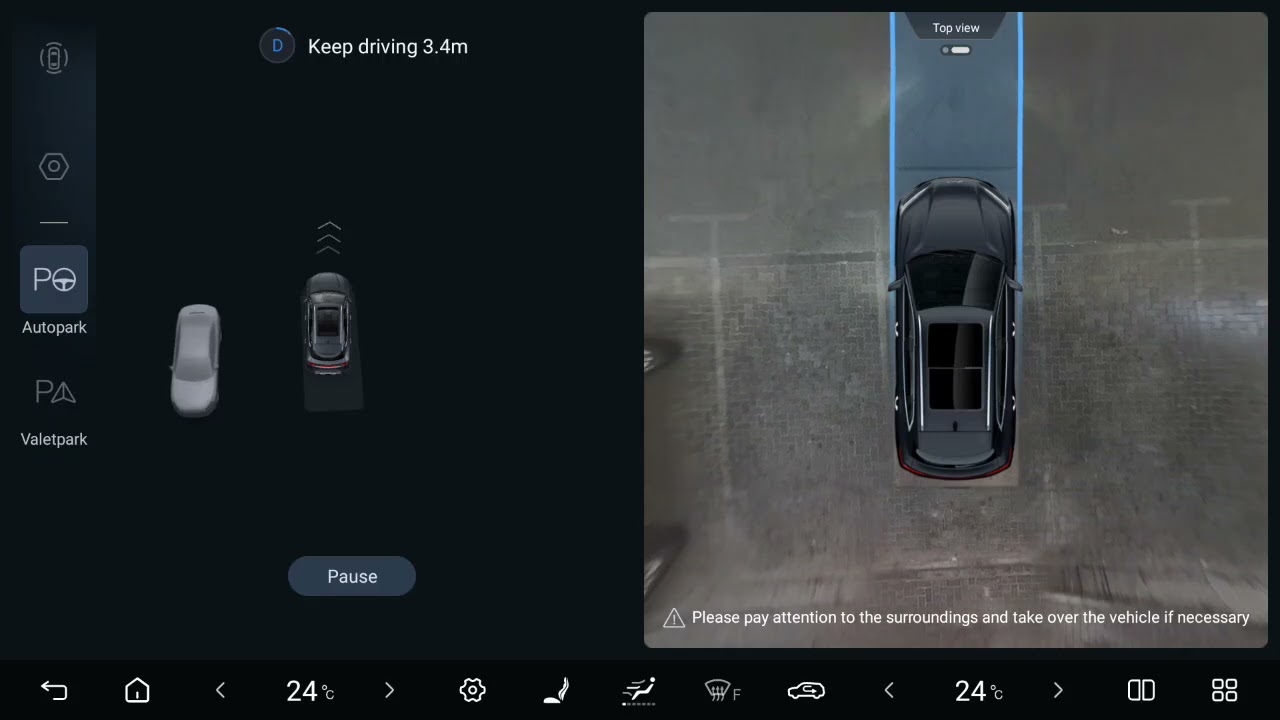 BYD Song Plus Auto Park and Park Out