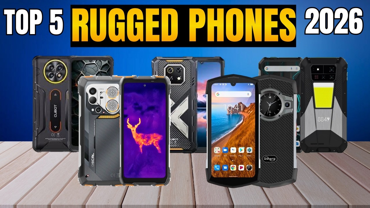 Top 5 Best Rugged Phones of 2026 &ndash; Built Like a Tank[ Unbreakable, Waterproof & Flagship Level ]
