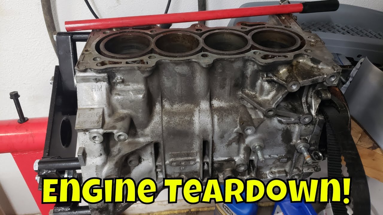 Tearing down my engine! (Amateur Hour Engine Disassembly) | TunerThings