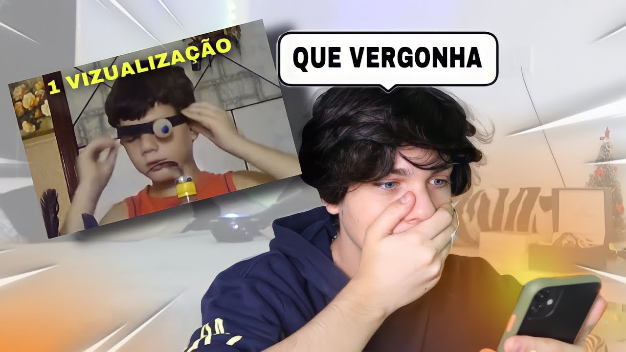 REAGINDO AO MEU PRIMEIRO VÍDEO DO YOUTUBE *contém vergonha alheia*
