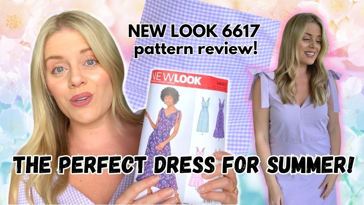 Summer Dress Wardrobe Staple! 🎀 New Look 6617 Pattern Review #patternreview #newlook #summerstyles