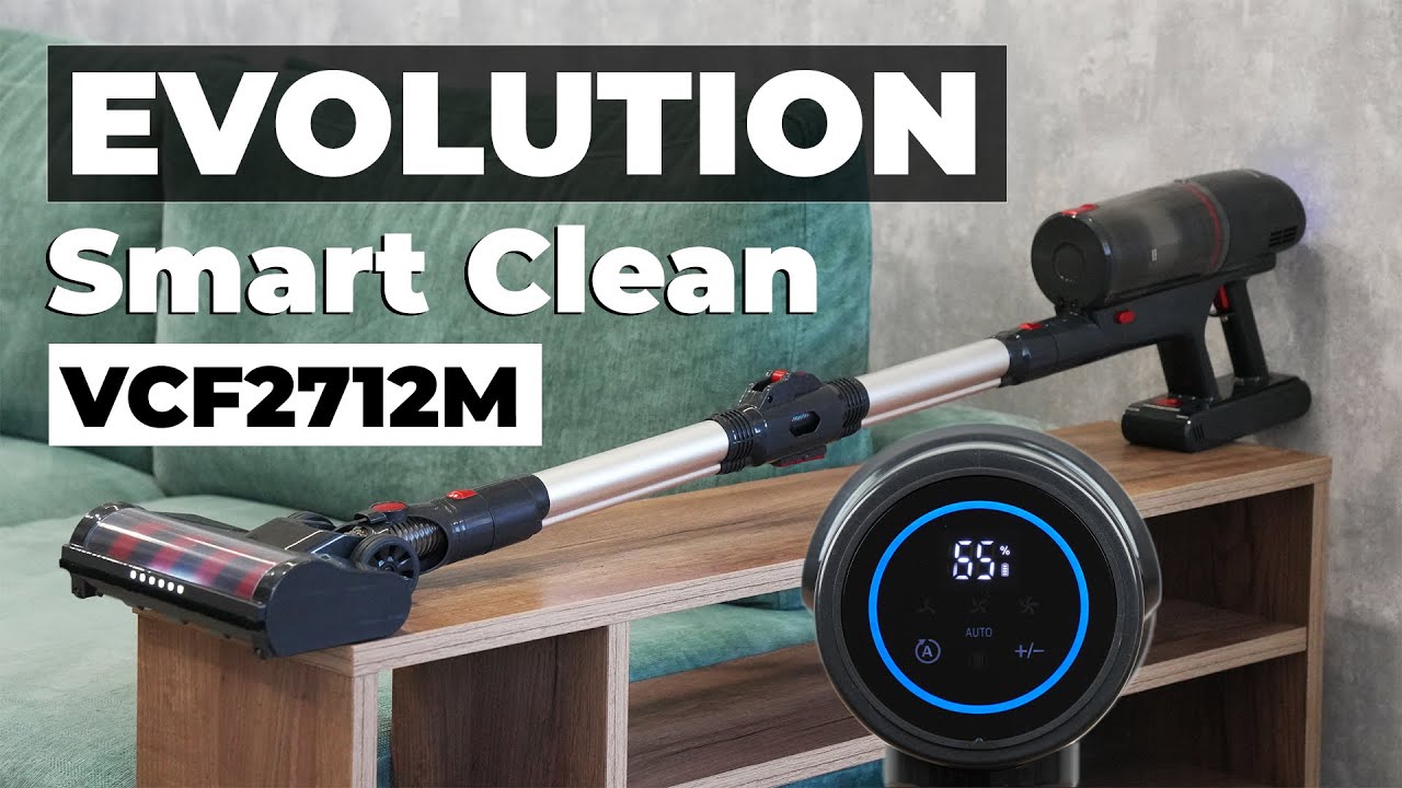 EVOLUTION Smart Clean VCF2712M: 27 000 Па, складное колено, обнаружение загрязнений🔥ОБЗОР и ТЕСТ✅