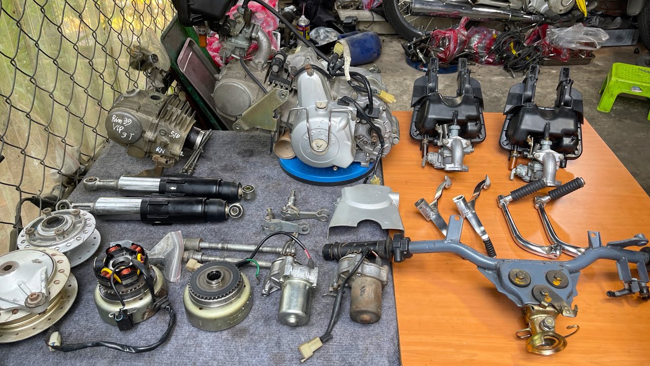 28.1 Máy 110 Cọp Giá Rẻ và Ít Phụ Tùng Honda Tổng Hợp 