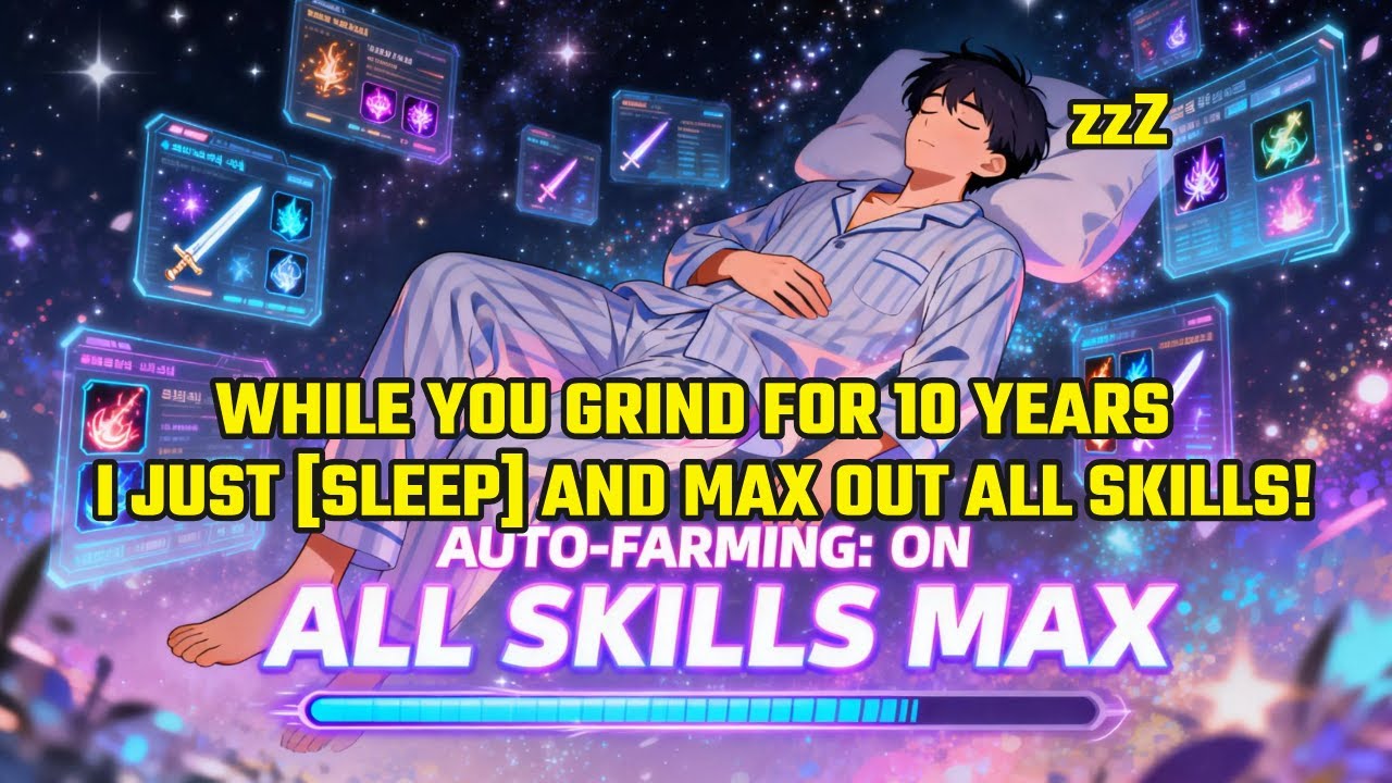 While You Grind for 10 Years, I Just [Sleep] and Max Out All Skills!