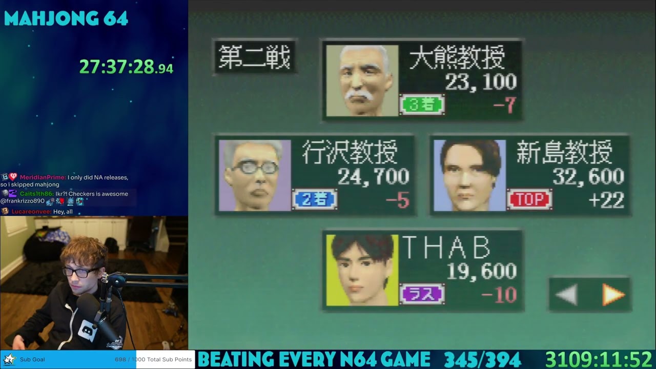 Thabeast Plays Mahjong 64 part 9
