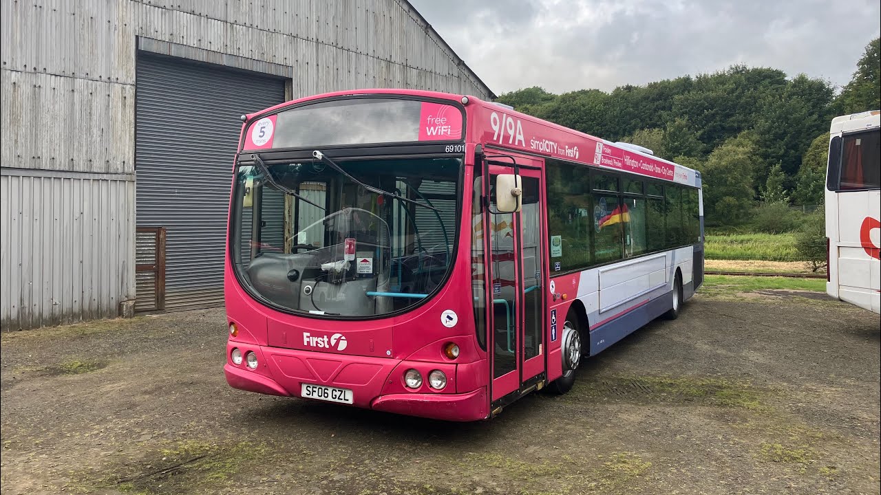 Preserved First Glasgow Volvo B7RLE Wright Eclipse Urban 69101 SF06 GZL