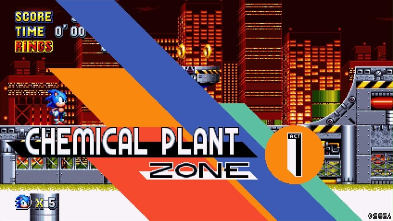 Sonic Mania Chemical Plant 1