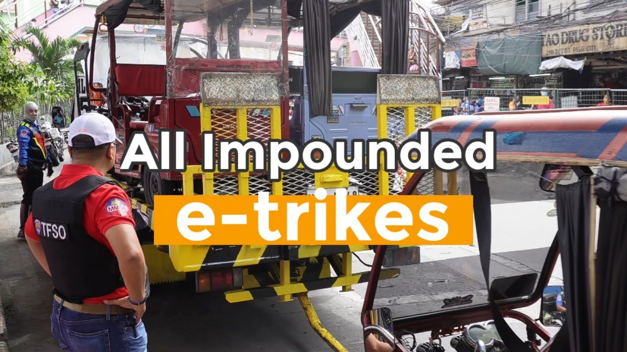 E-trike Operation Baclaran - MMDA