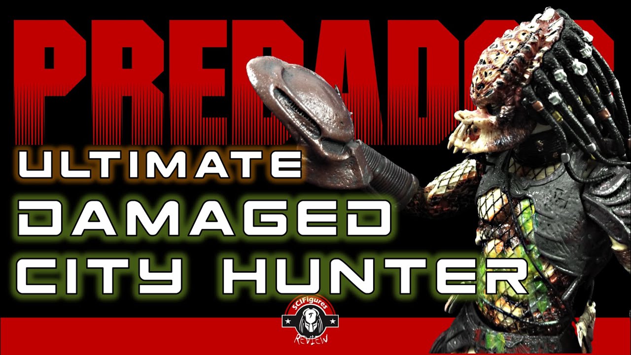 Predador Ultimate Battle Damaged City Hunter da NECA | Review em Português