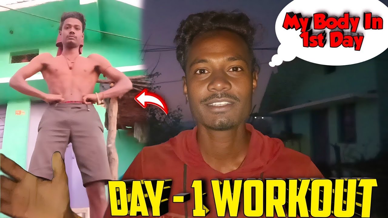Day 1 Full Body Workout || New Journey 2026 - 2027 Body Transformation 🔥16/1/2025 