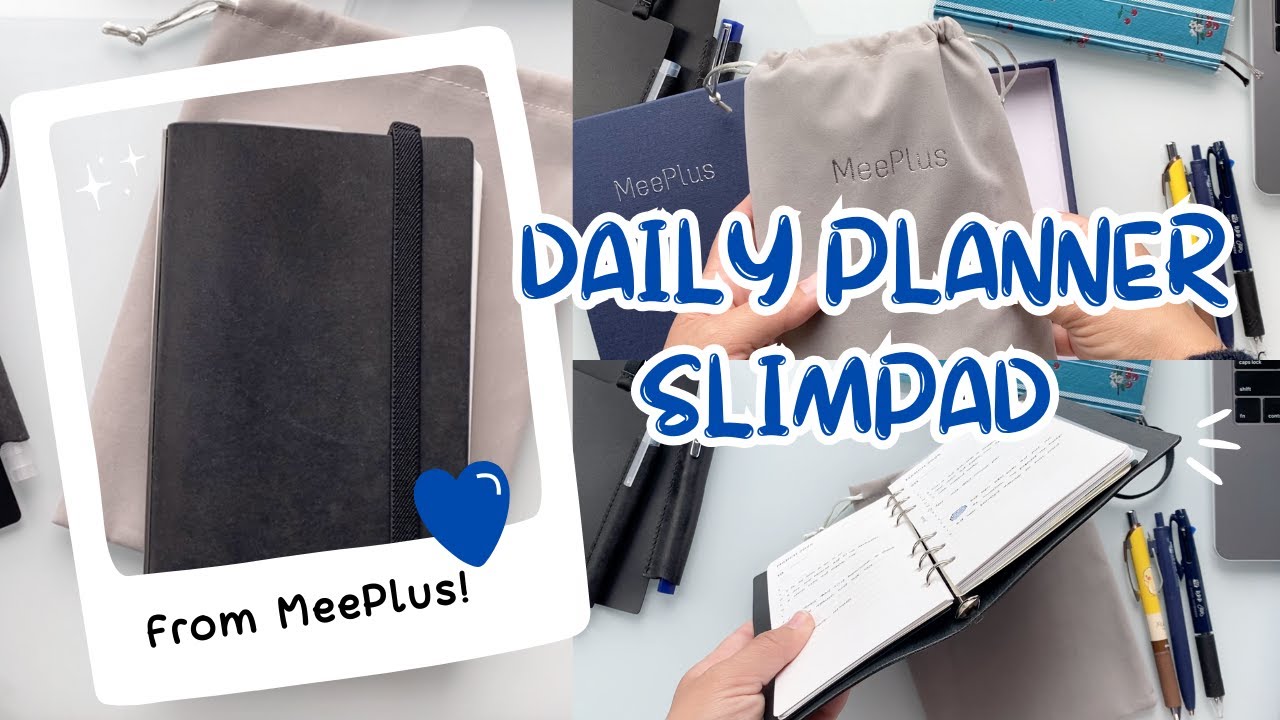 Daily Planner setup in my SlimPad: Ring binder from MeePlus