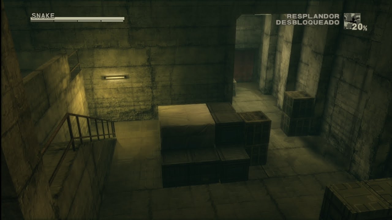 Caminando en MGS3 SNAKE EATER HD EDITION ( almacén ) No Commentary 