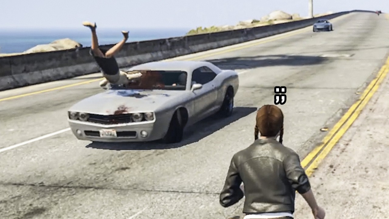 GTA NPC를 끝까지 쫓아갔더니 결국…